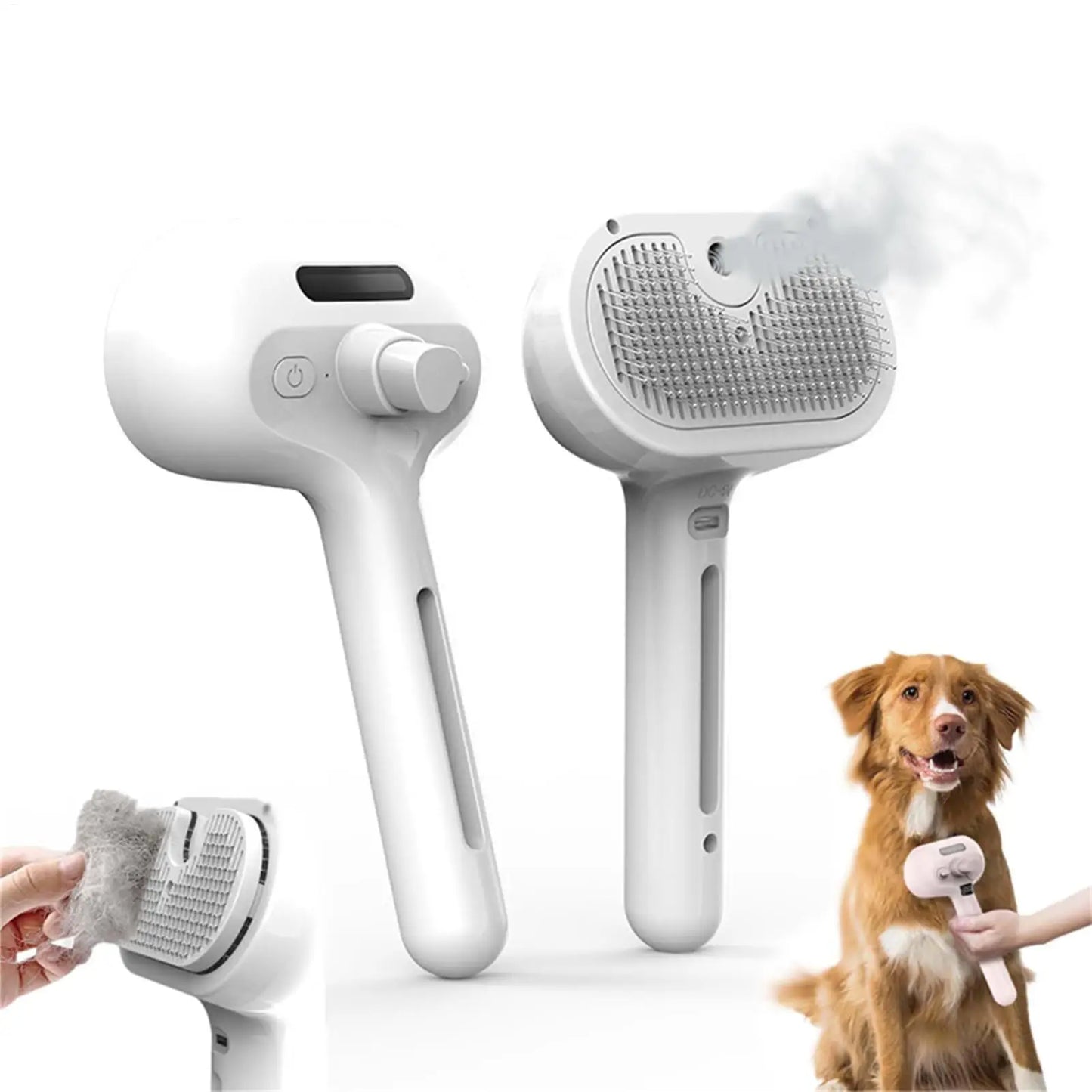 AquaBrush™ 3-in-1 Dampfbürste für Hunde & Katzen